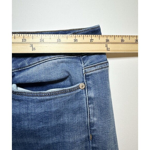 J. Jill Denim Boyfriend Straight Leg Ankle Jeans Women's Size 12 Regular - Picture 9 of 11